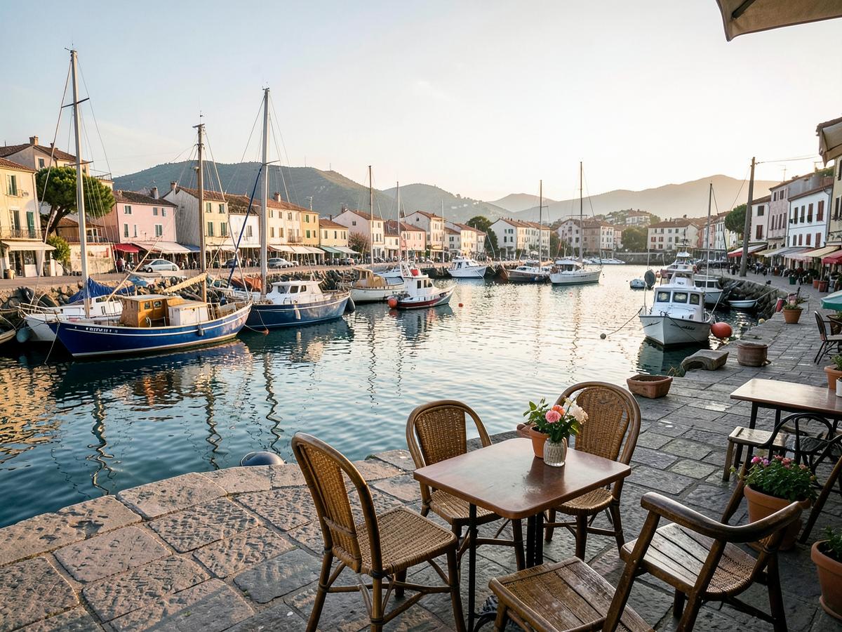 Harbour village & café strip
